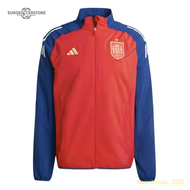 2024-2025 Spain Presentation Jacket (Red)-Vantage Point Soccer