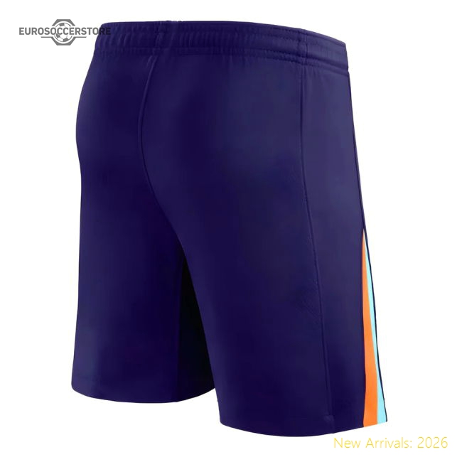2024-2025 Netherlands Away Shorts-Vantage Point Soccer