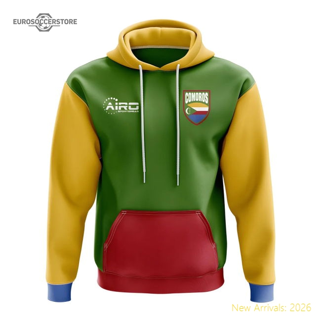 Comoros Concept Country Football Hoody (Green)-Vantage Point Soccer
