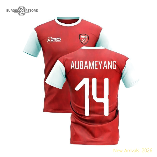 2025-2026 North London Home Concept Football Shirt (AUBAMEYANG 14)-Vantage Point Soccer