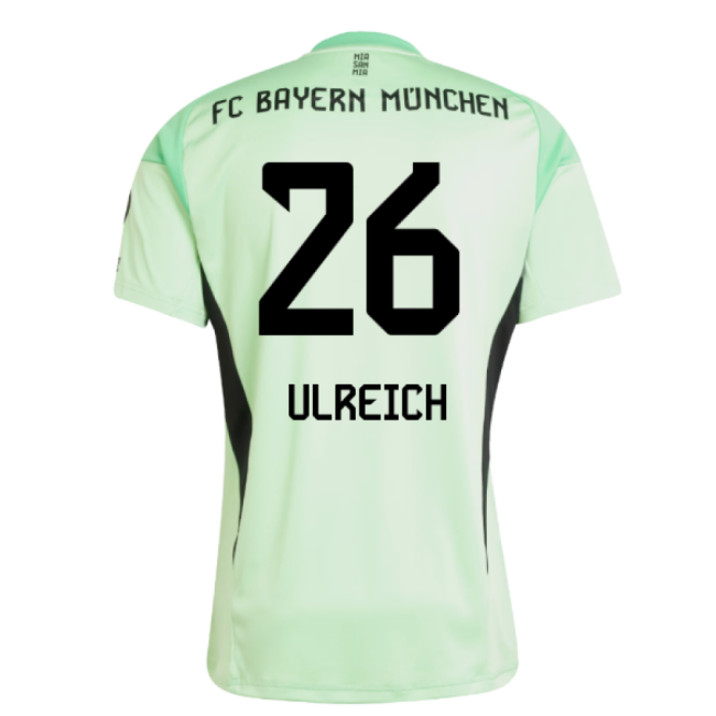 2025-2026 Bayern Munich Home Goalkeeper Shirt (Glory Mint) (Ulreich 26)-Vantage Point Soccer