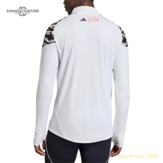 2025-2026 Real Madrid Avengers Training Top (White)-Vantage Point Soccer
