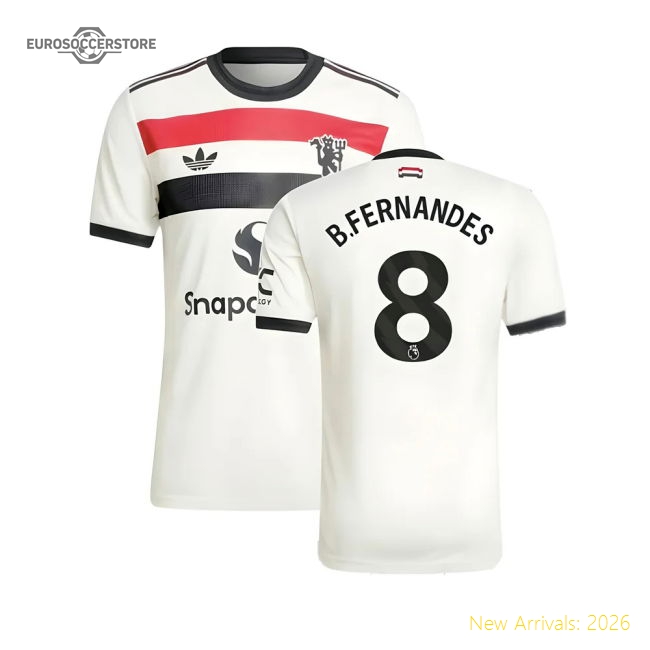 2024-2025 Man Utd Authentic Third Shirt (B.Fernandes 8)-Vantage Point Soccer