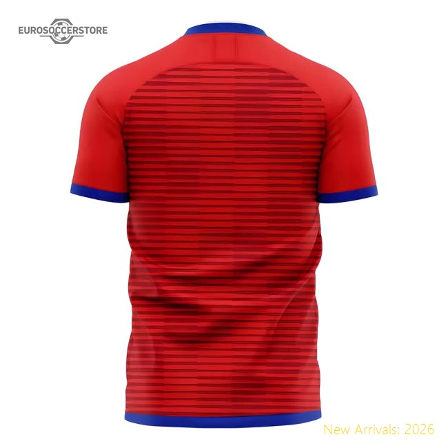 South Korea 2025-2026 Home Concept Football Kit (Libero) (J S PARK 7)-Vantage Point Soccer