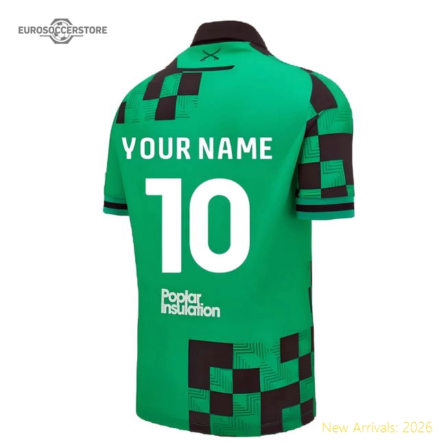 2024-2025 Bristol Rovers Away Shirt (Your Name)-Vantage Point Soccer