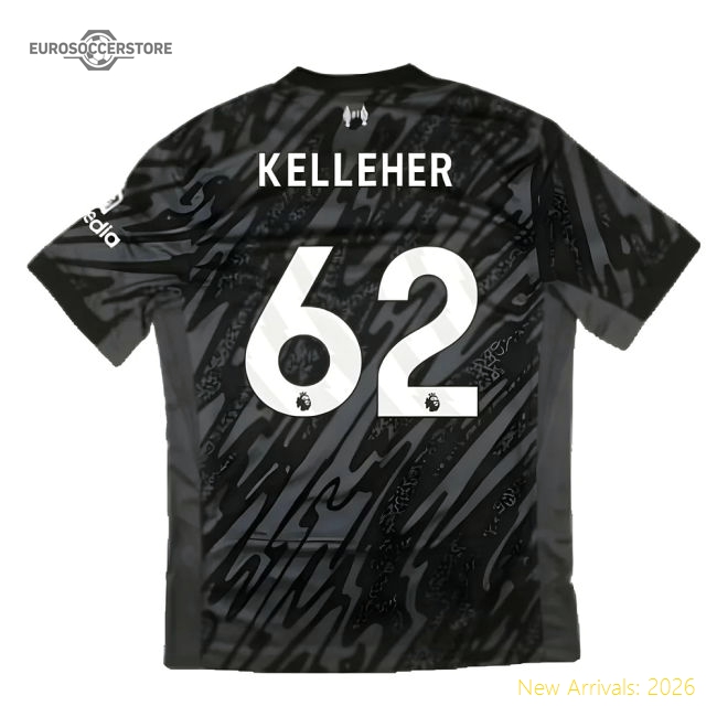 2024-2025 Liverpool Home Goalkeeper Shirt (Black) (Kelleher 62)-Vantage Point Soccer