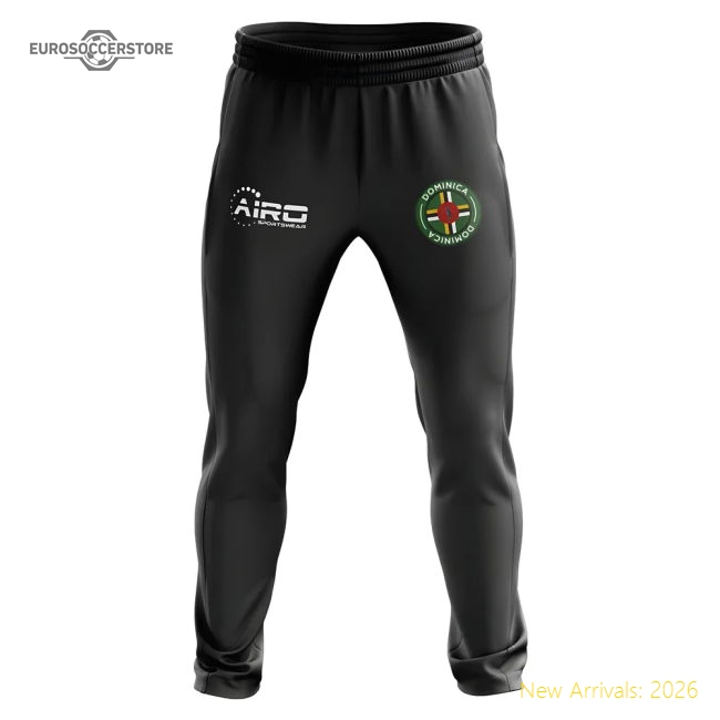 Dominica Concept Football Training Pants (Black)-Vantage Point Soccer