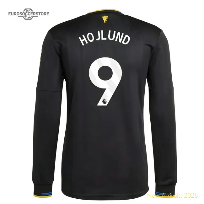 2025-2026 Man Utd Authentic Long Sleeve Third Shirt (Hojlund 9)-Vantage Point Soccer