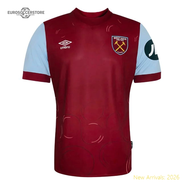 2023-2024 West Ham Home Shirt (Kids)-Vantage Point Soccer