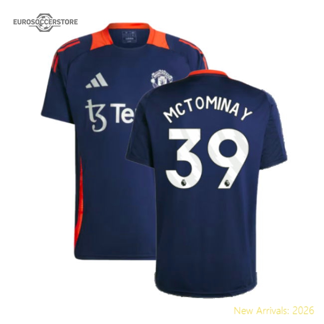 2024-2025 Man Utd Training Jersey (Night Indigo) (McTominay 39)-Vantage Point Soccer