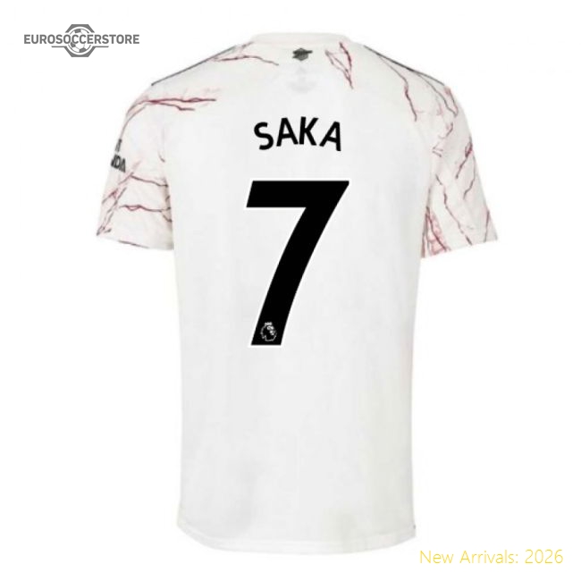 2020-2021 Arsenal Adidas Away Football Shirt (SAKA 7)-Vantage Point Soccer