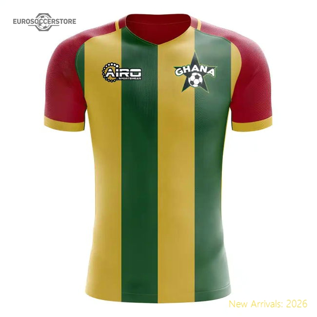 2025-2026 Ghana Home Concept Football Shirt-Vantage Point Soccer