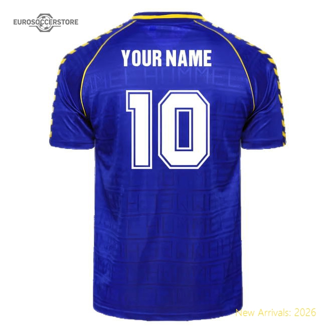 1988 Wimbledon Hummel Retro Home Shirt (Your Name)-Vantage Point Soccer
