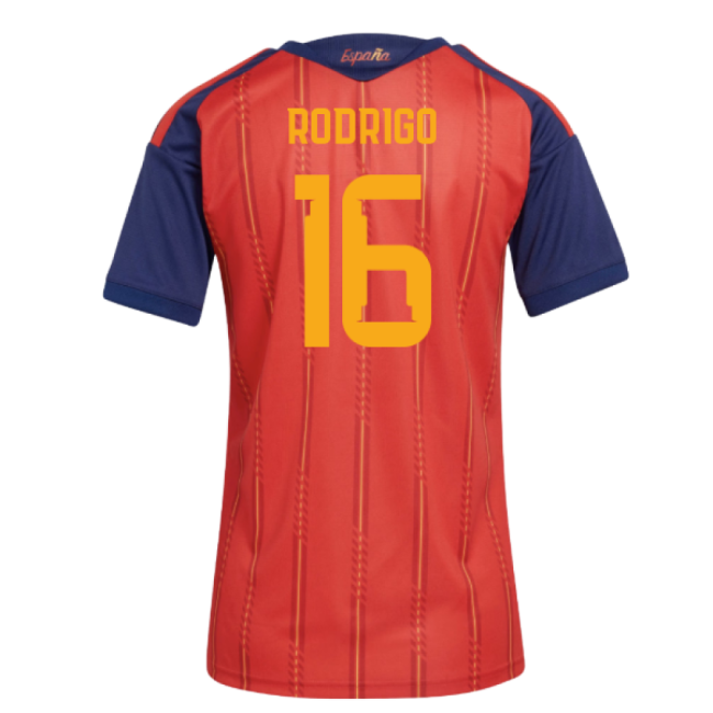 2026-2027 Spain Home Shirt (Womens) (Rodrigo 16)-Vantage Point Soccer