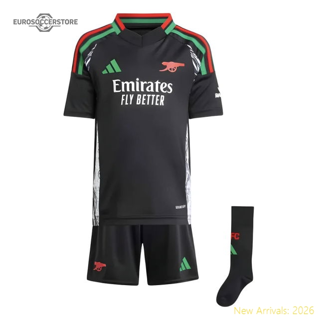 2024-2025 Arsenal Away Mini Kit-Vantage Point Soccer