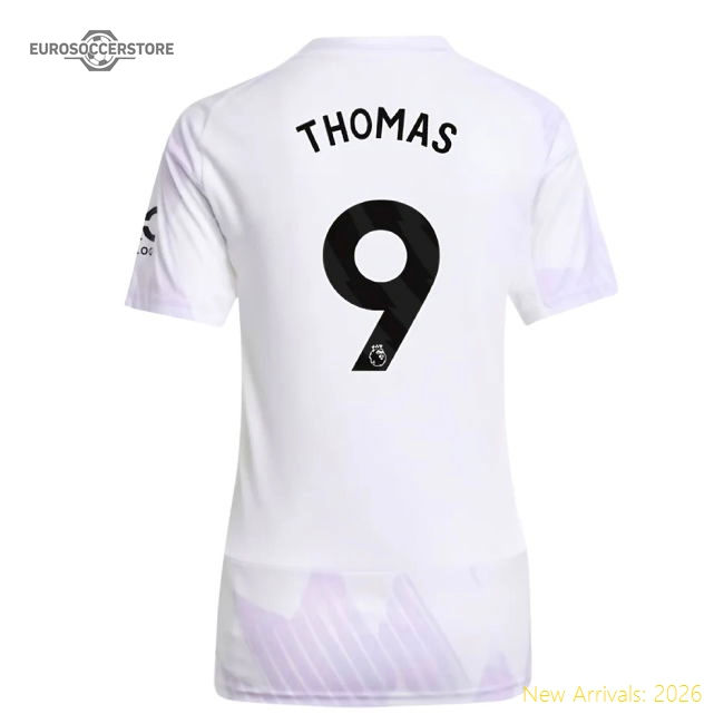 2025-2026 Man Utd Away Shirt (Womens) (Thomas 9)-Vantage Point Soccer