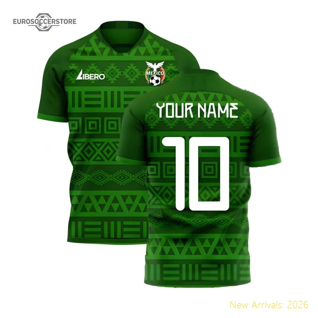 Mexico 2025-2026 Home Concept Football Kit (Libero) (Your Name)-Vantage Point Soccer