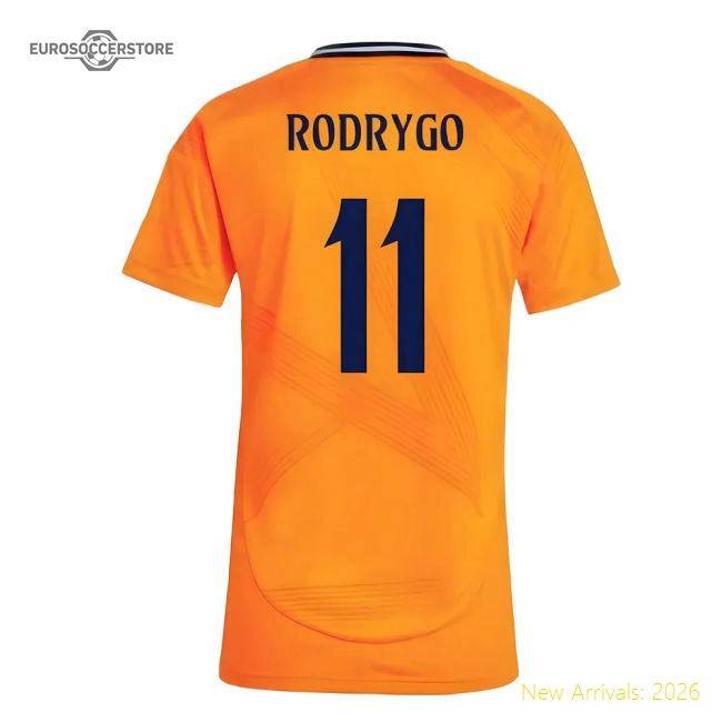 2024-2025 Real Madrid Away Shirt (Womens) (Rodrygo 11)-Vantage Point Soccer