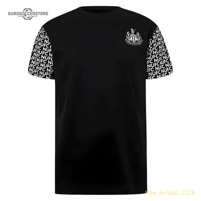 Newcastle Graphic T-Shirt (Black)-Vantage Point Soccer
