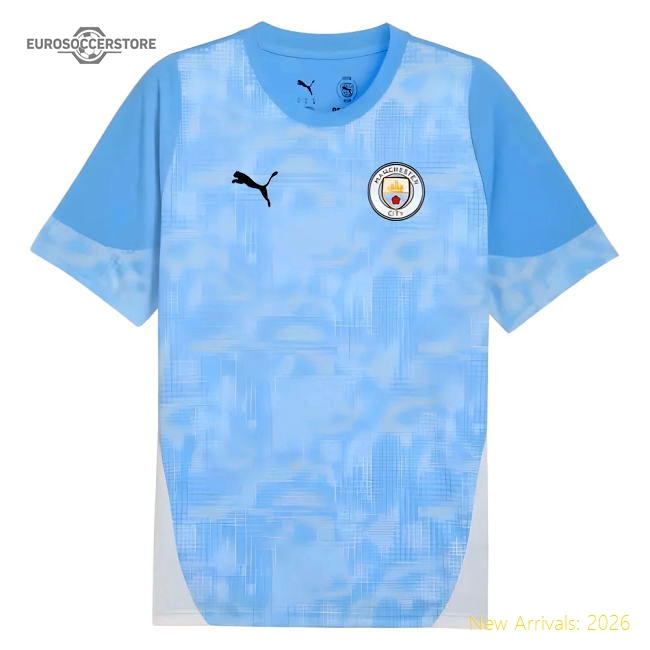 2025-2026 Man City Training Jersey (Light Blue) - Kids-Vantage Point Soccer