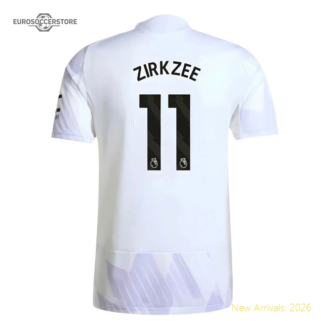 2025-2026 Man Utd Authentic Away Shirt (Zirkzee 11)-Vantage Point Soccer