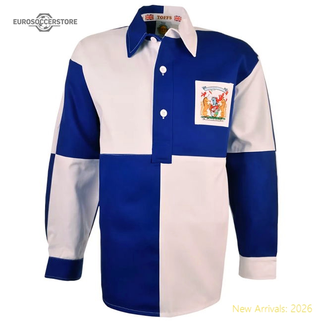 Bristol Rovers 1940s-1950s Retro Football Shirt-Vantage Point Soccer