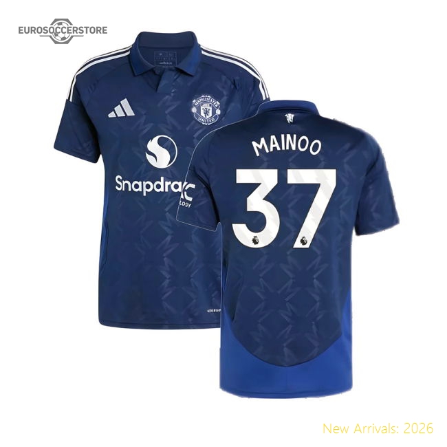 2024-2025 Man Utd Away Shirt (Mainoo 37)-Vantage Point Soccer