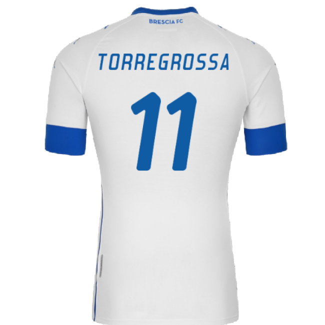 Brescia 2020-21 Away Shirt (Sponsorless) (XL) (TORREGROSSA 11) (Mint)-Vantage Point Soccer