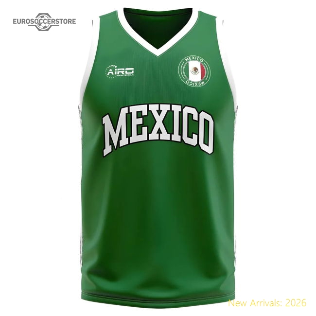 Mexico Home Concept Basketball Shirt-Vantage Point Soccer
