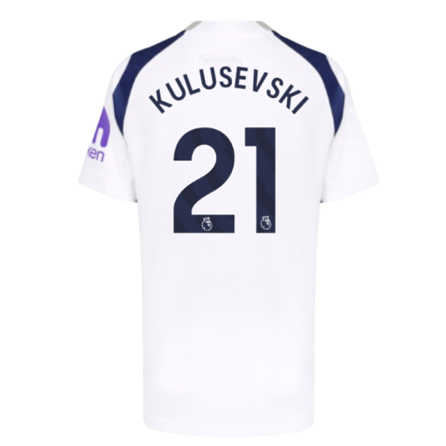 2025-2026 Tottenham Hotspur Home Shirt (Kids) (Kulusevski 21)-Vantage Point Soccer