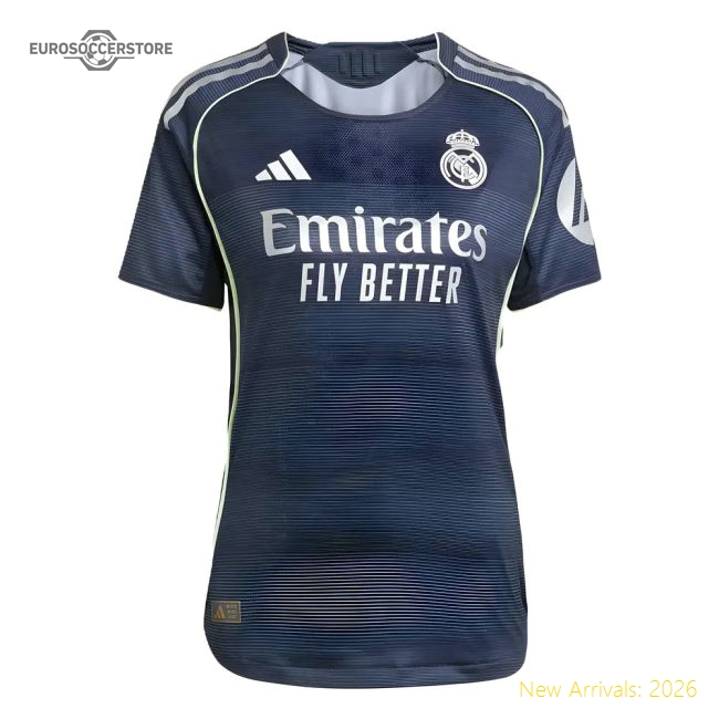 2025-2026 Real Madrid Authentic Away Shirt (Ladies) (Rodrygo 11)-Vantage Point Soccer