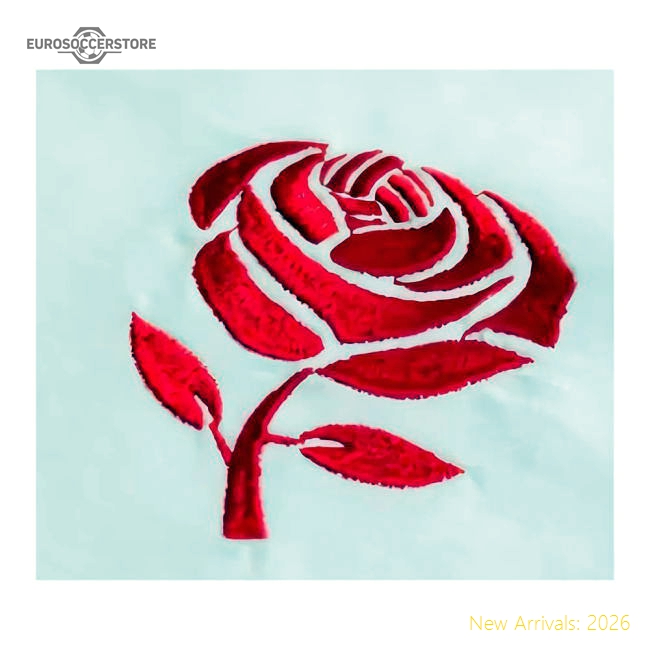 England The Red Rose 10 Retro Tee-Vantage Point Soccer