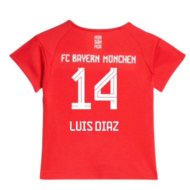 2025-2026 Bayern Munich Home Baby Kit (Luis Diaz 14)-Vantage Point Soccer