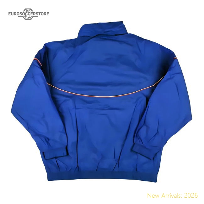 2024-2025 France Windrunner Anorak Jacket (Blue)-Vantage Point Soccer