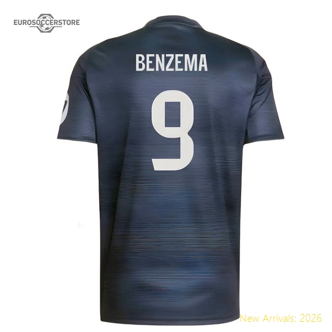 2025-2026 Real Madrid Away Shirt (Benzema 9)-Vantage Point Soccer
