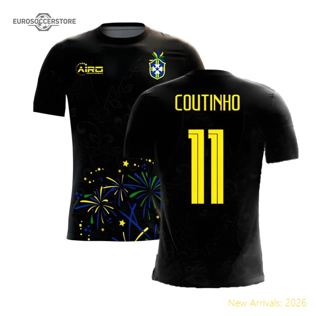 2025-2026 Brazil Third Concept Football Shirt (Coutinho 11)-Vantage Point Soccer