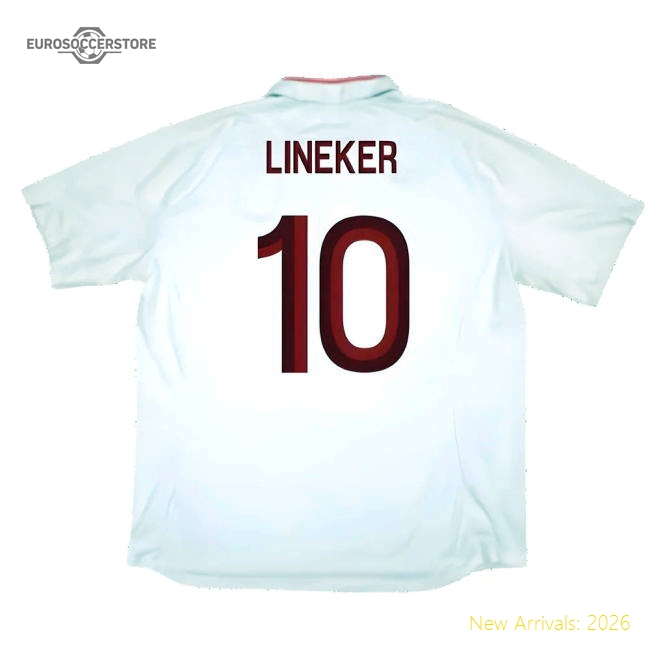 England 2012-13 Home Shirt (Good) (Lineker 10)-Vantage Point Soccer