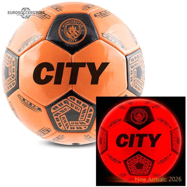 Manchester City FC LED Glow Football-Vantage Point Soccer