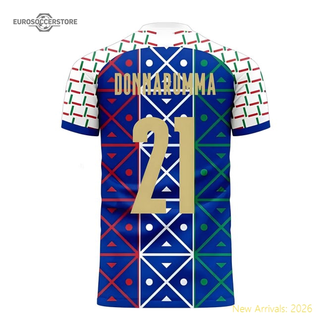 Italy 2025-2026 Renaissance Home Concept Football Kit (Libero) (DONNARUMMA 21)-Vantage Point Soccer