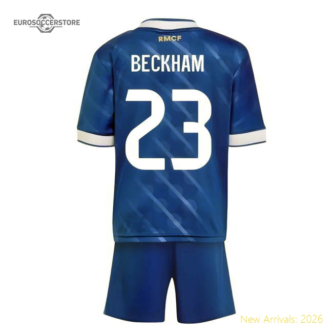 2025-2026 Real Madrid Third Youth Kit (Beckham 23)-Vantage Point Soccer