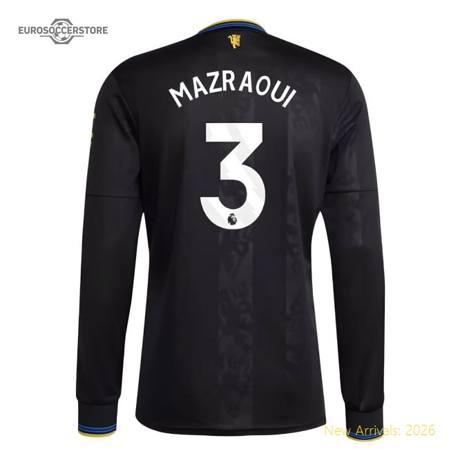 2025-2026 Man Utd Long Sleeve Third Shirt (Mazraoui 3)-Vantage Point Soccer