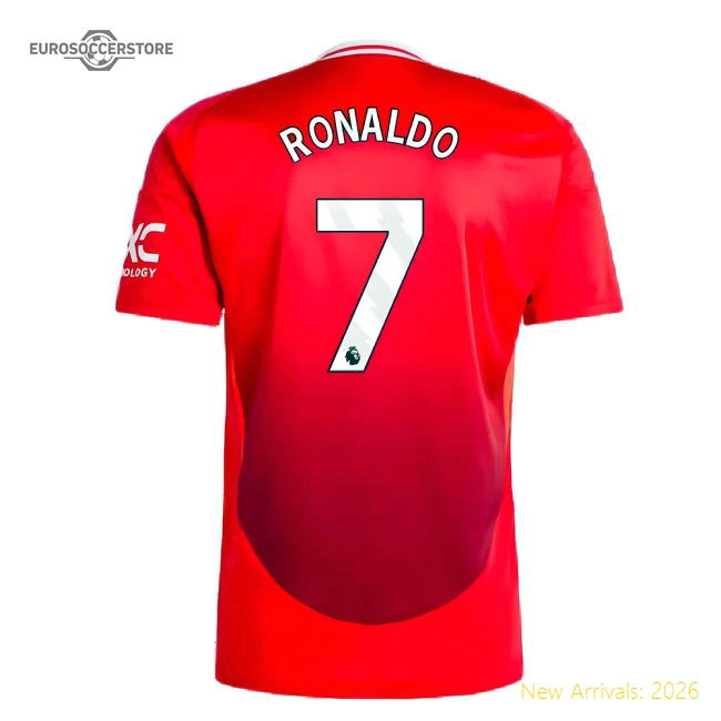 2024-2025 Man Utd Home Shirt (Ronaldo 7)-Vantage Point Soccer
