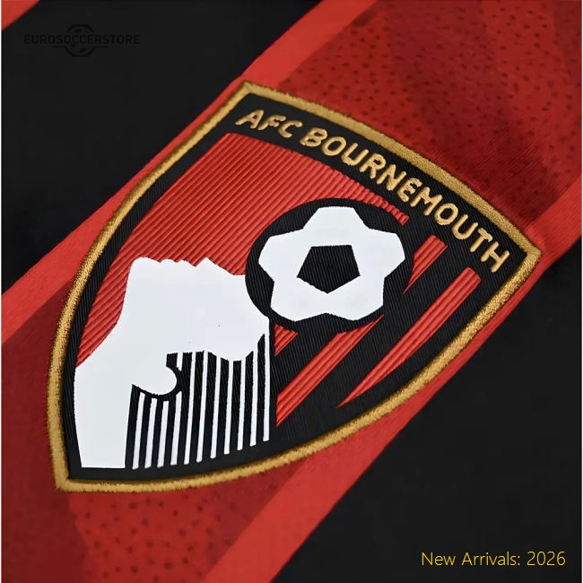 2025-2026 Bournemouth Home Shirt - Kids-Vantage Point Soccer