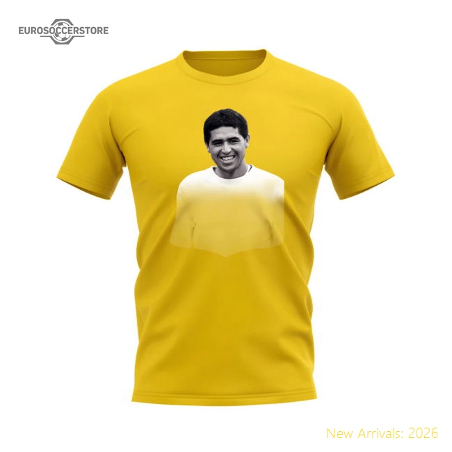 Juan Roman Riquelme Villarreal Legend T-Shirt (Yellow)-Vantage Point Soccer