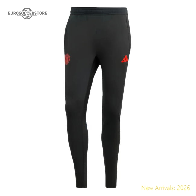 2023-2024 Man Utd Training Pants (Black)-Vantage Point Soccer