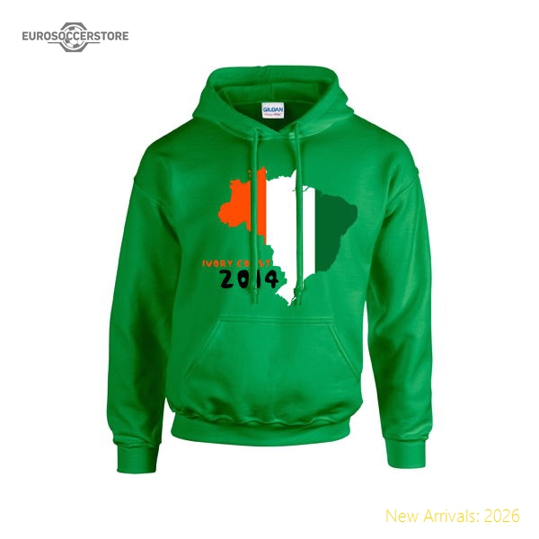 Ivory Coast 2014 Country Flag Hoody (orange)-Vantage Point Soccer