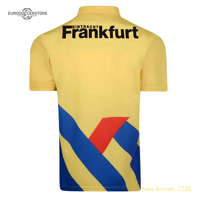 Score Draw Eintracht Frankfurt 1994 Away Retro Football Shirt-Vantage Point Soccer