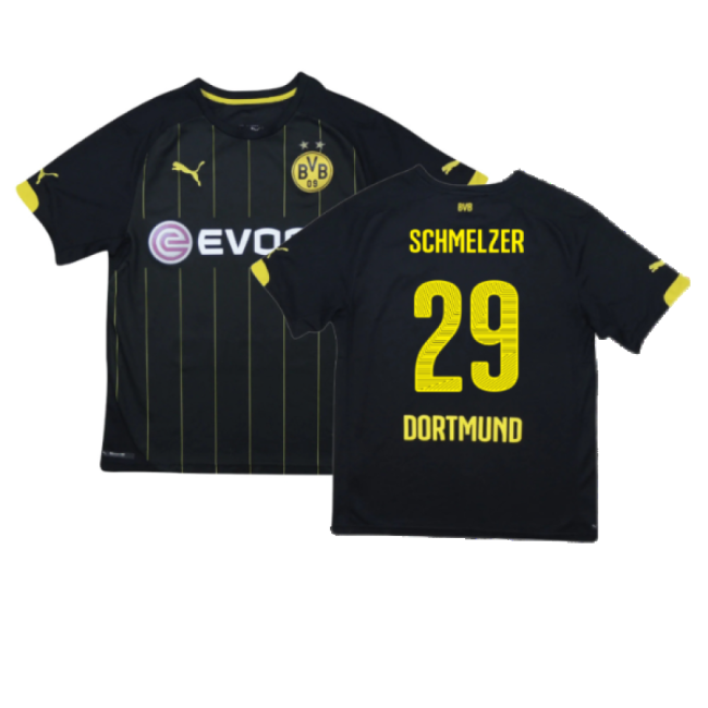 Borussia Dortmund 2014-16 Away Shirt ((Very Good) S) (Schmelzer 29)-Vantage Point Soccer