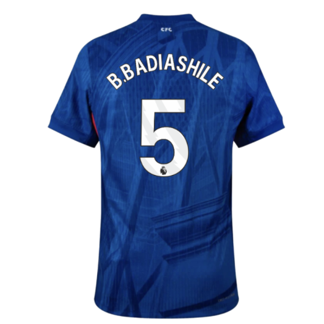 2025-2026 Chelsea Home Authentic Shirt (B.Badiashile 5)-Vantage Point Soccer