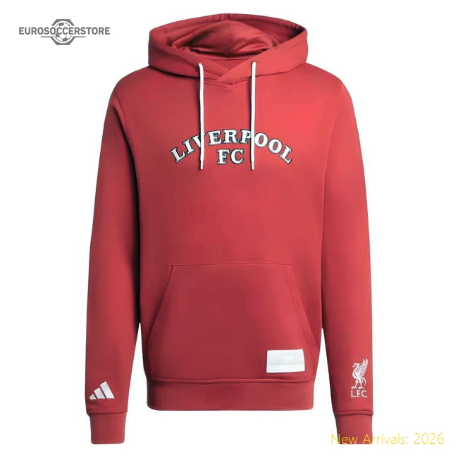 2025-2026 Liverpool US Hoody (Red)-Vantage Point Soccer